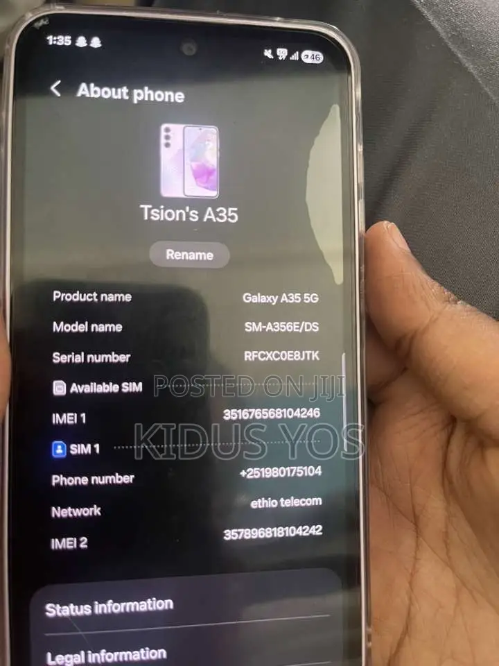 Samsung Galaxy A35 256 GB Pink