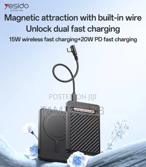 Yesido Yp77 Magnetic Wireless Charging 5000mah Power Bank