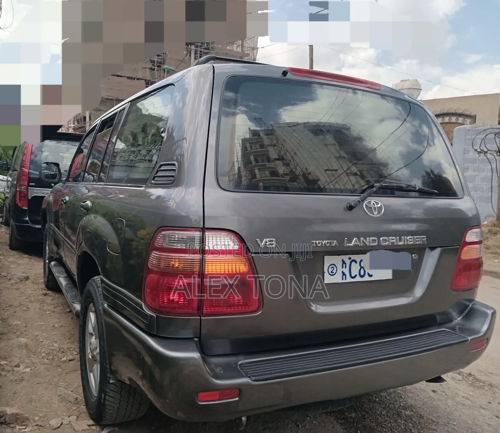 Toyota Land Cruiser 2002 Gray
