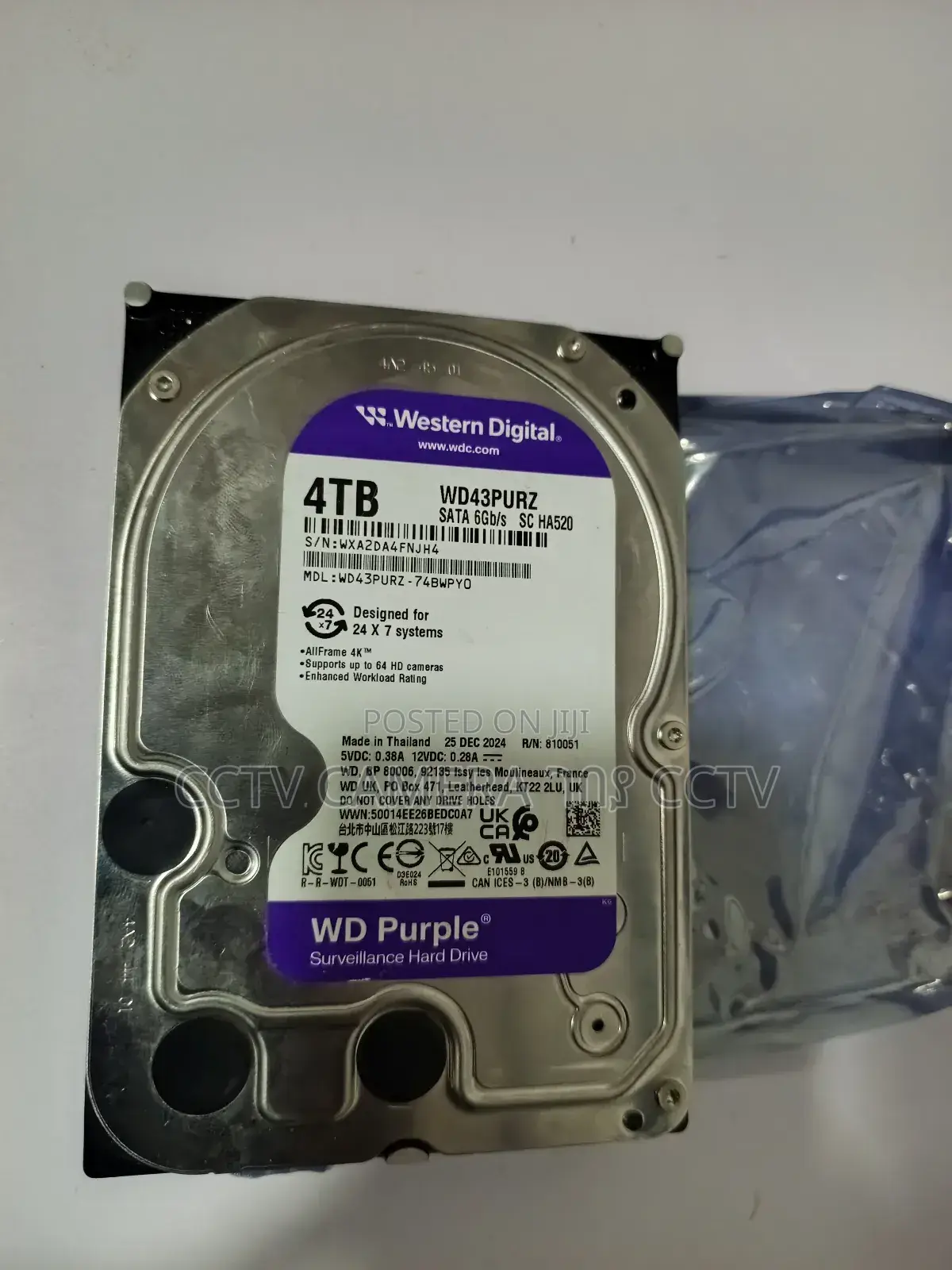Wd-purple Surveillance Hard Drive