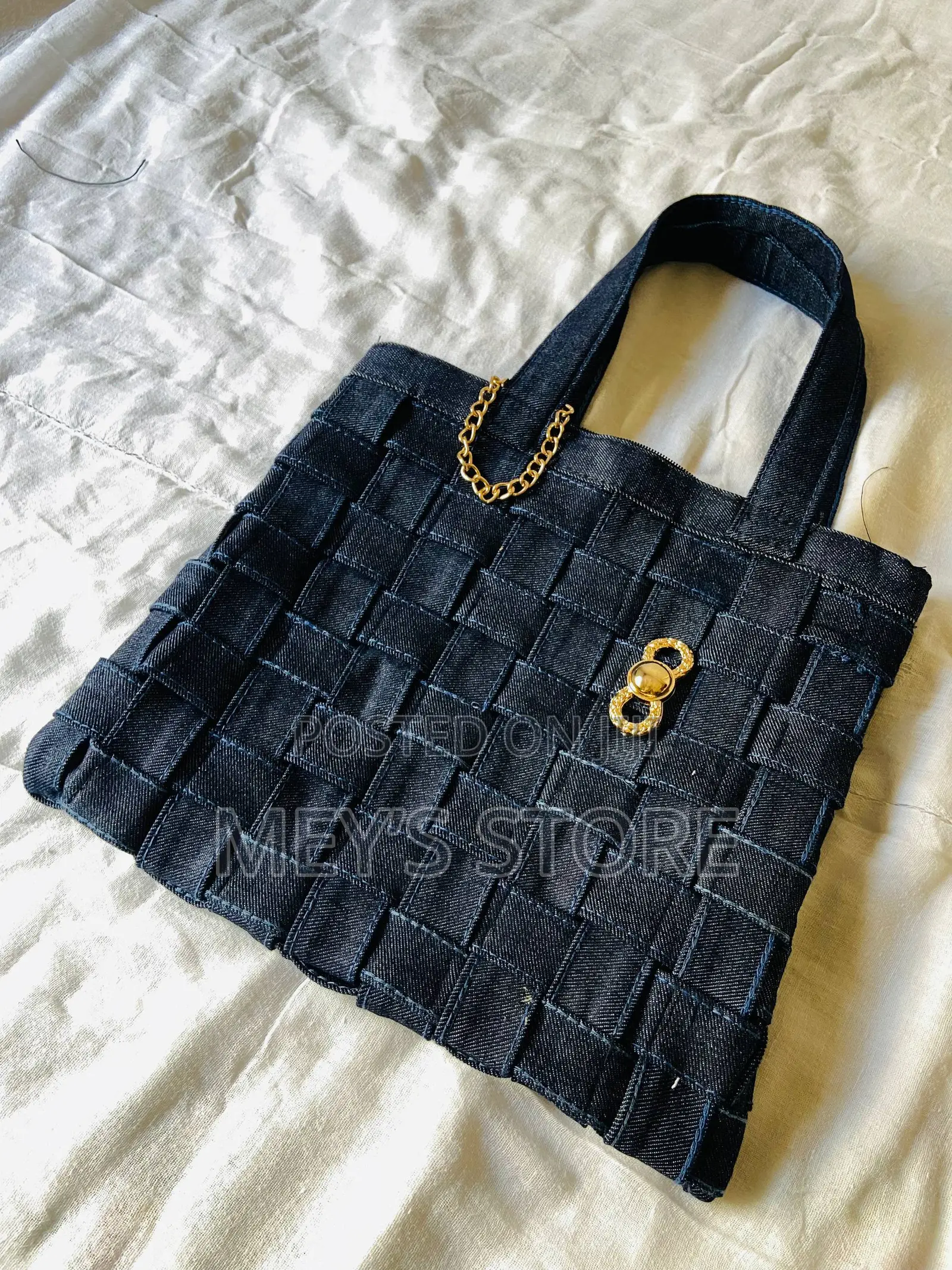Jeans Tote Bags