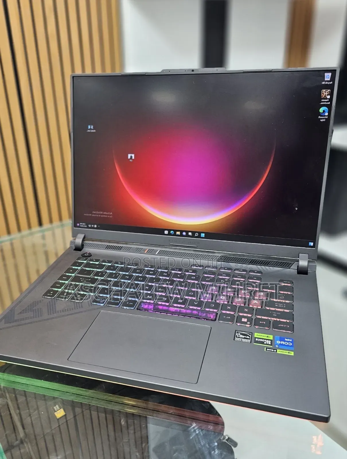 New Laptop Asus ROG Strix G16 G614 16GB Intel Core i7 SSD 1T