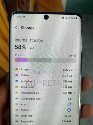 New Samsung Galaxy S20+ 128 GB Black