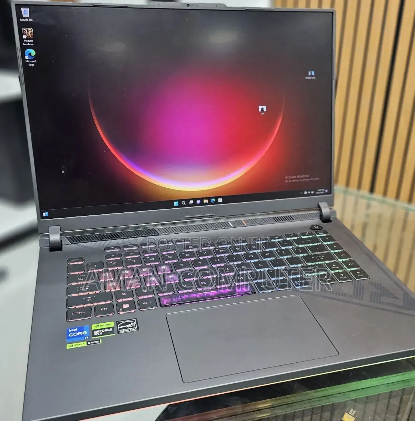 New Laptop Asus ROG Strix G16 G614 16GB Intel Core i7 SSD 1T