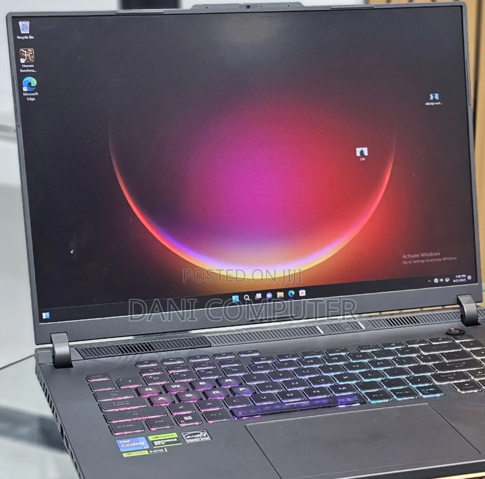 New Laptop Asus ROG Strix G16 G614 16GB Intel Core i7 SSD 1T