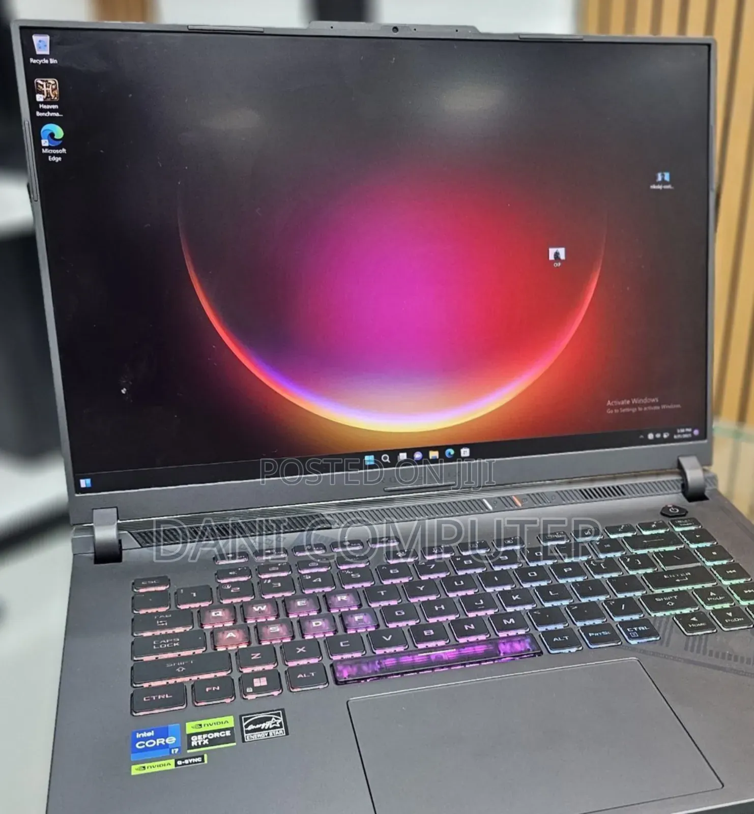 New Laptop Asus ROG Strix G16 G614 16GB Intel Core i7 SSD 1T