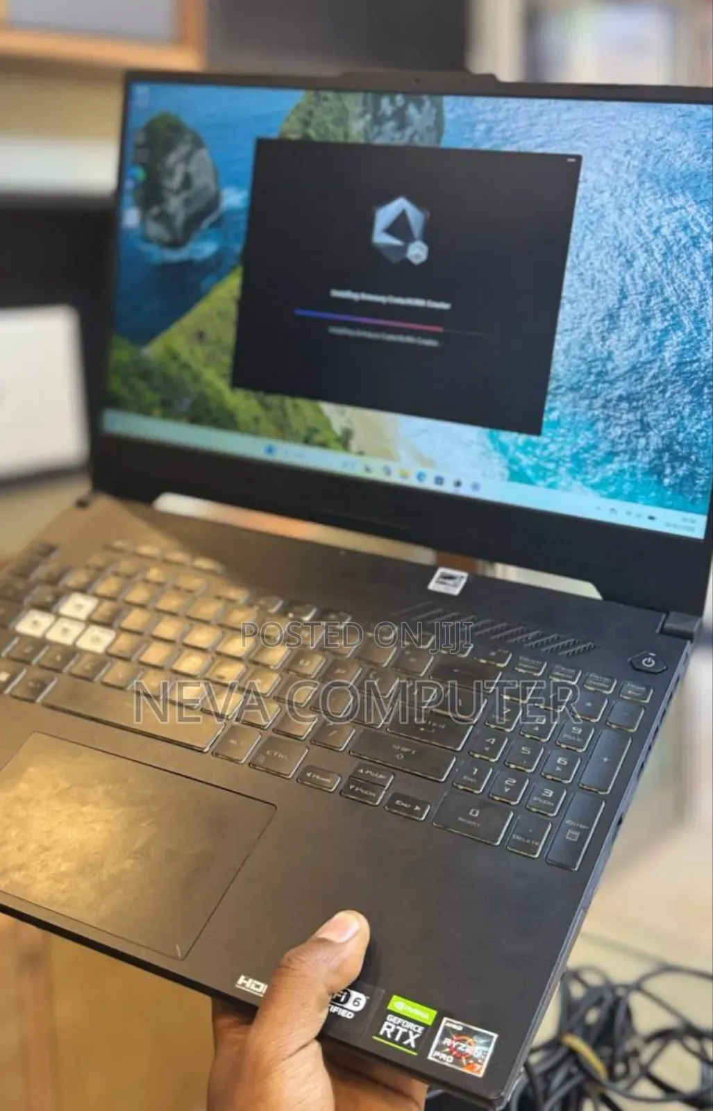 New Laptop Asus TUF Gaming A15 16GB AMD Ryzen 7 SSD 512GB