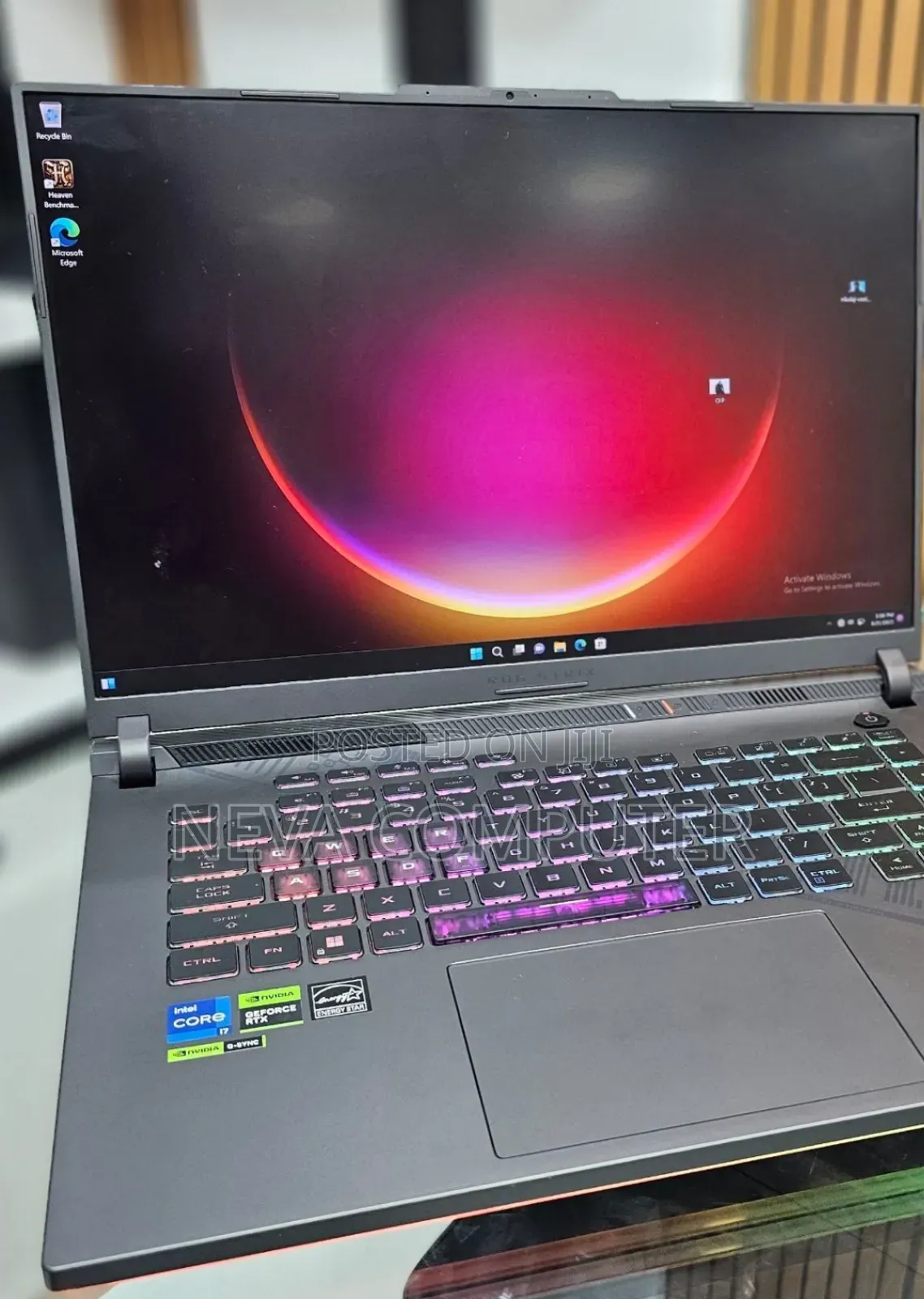 New Laptop Asus ROG Strix G15 16GB Intel Core i7 SSD 1T