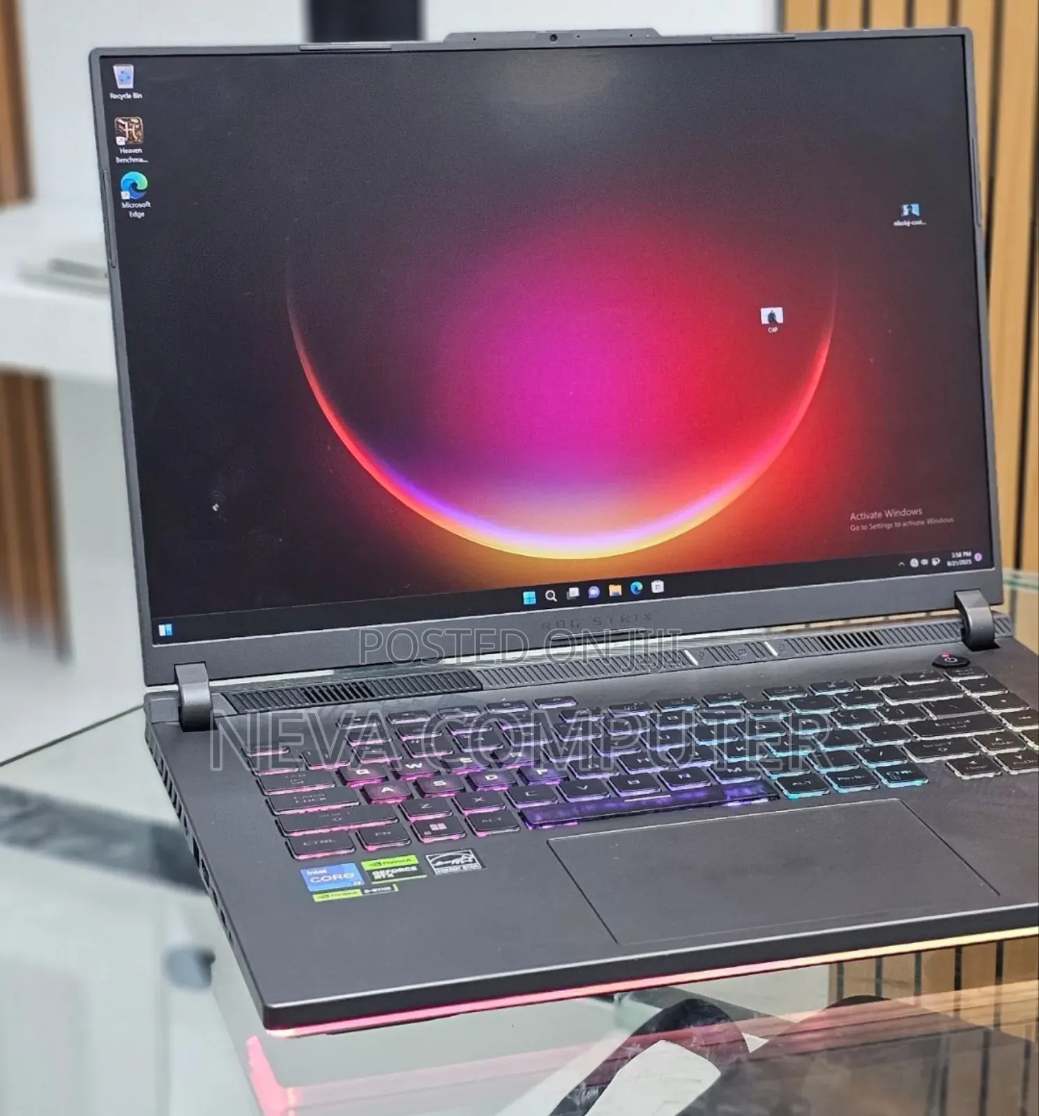 New Laptop Asus ROG Strix G15 16GB Intel Core i7 SSD 1T
