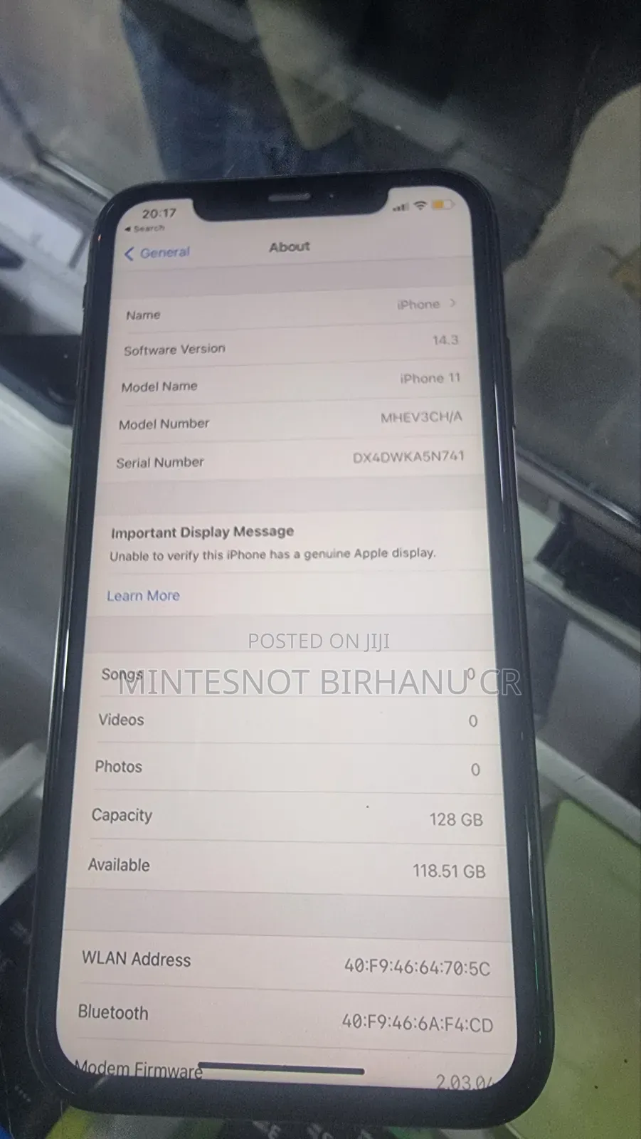 Apple iPhone 11 128 GB Black