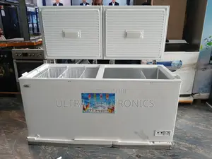 Chest Freezer, Likely an Elegance Brand Model. Capacity: 600 Liters.