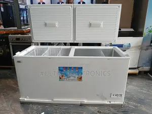 Chest Freezer, Likely an Elegance Brand Model. Capacity: 600 Liters.