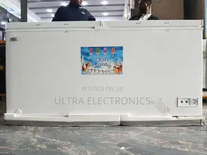 Chest Freezer, Likely an Elegance Brand Model. Capacity: 600 Liters.