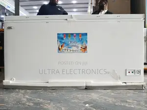 Chest Freezer, Likely an Elegance Brand Model. Capacity: 600 Liters.