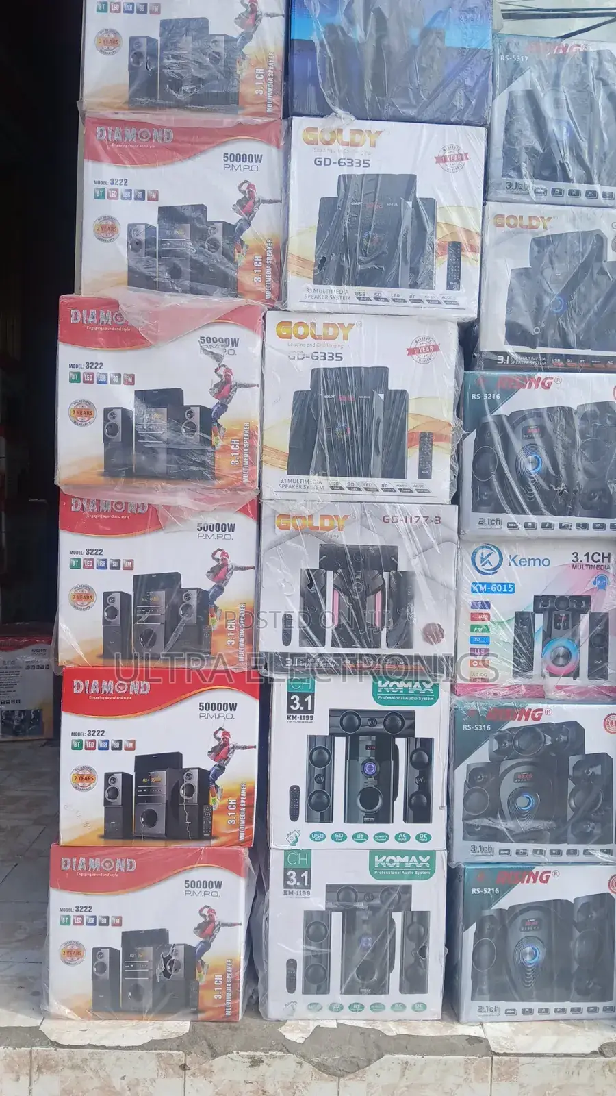 Goldy Multimedia Speaker Systems From Brands Like Goldy, Diamond,