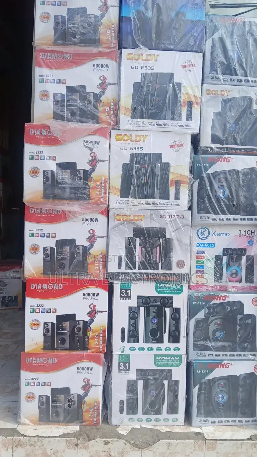 Goldy Multimedia Speaker Systems From Brands Like Goldy, Diamond,
