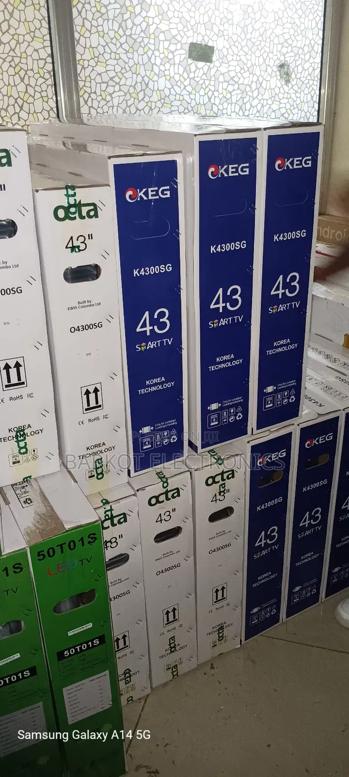 Keg Smart Tv 43 Inch Andraid Doubel 2025