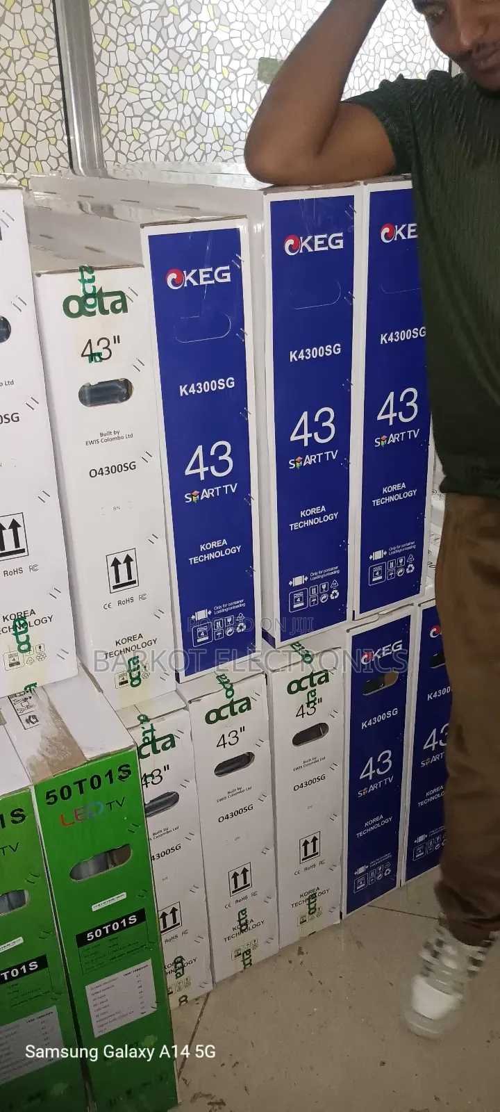 Keg Smart Tv 43 Inch Andraid Doubel 2025