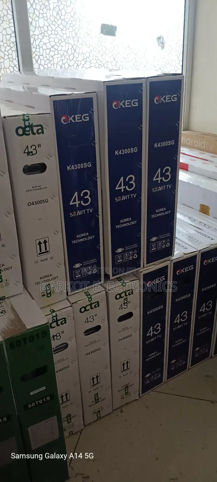 Keg Smart Tv 43 Inch Andraid Doubel 2025