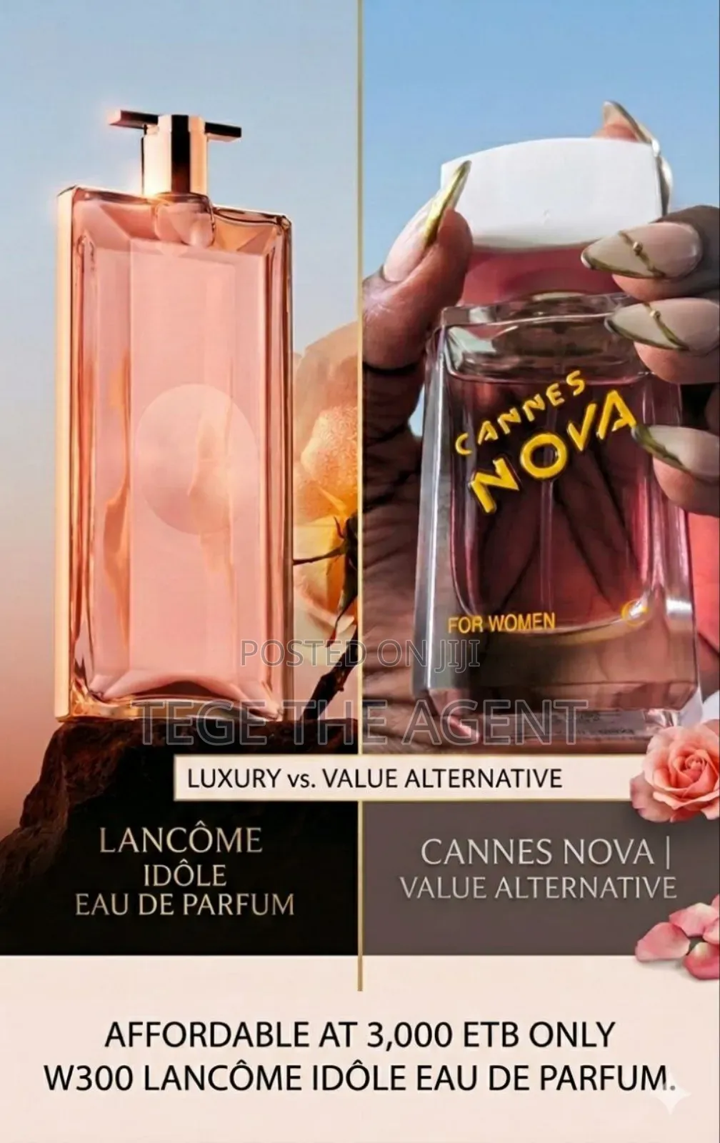 የlancôme Idôle መአዛ በ Cannes Nova-W300-50ml