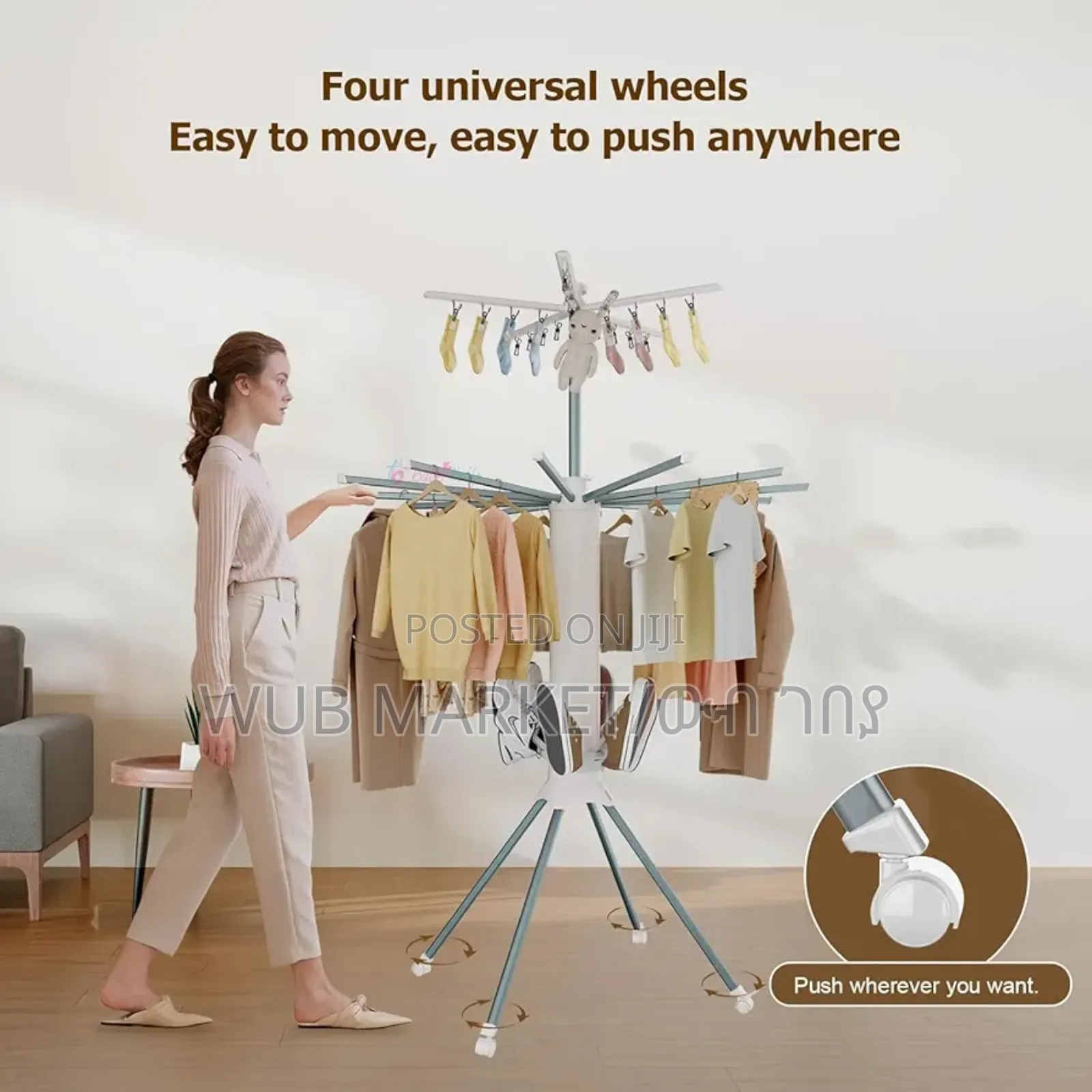 Octopus Foldable Clothes Rack