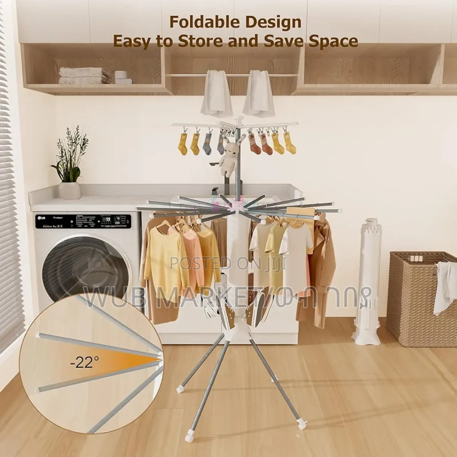 Octopus Foldable Clothes Rack