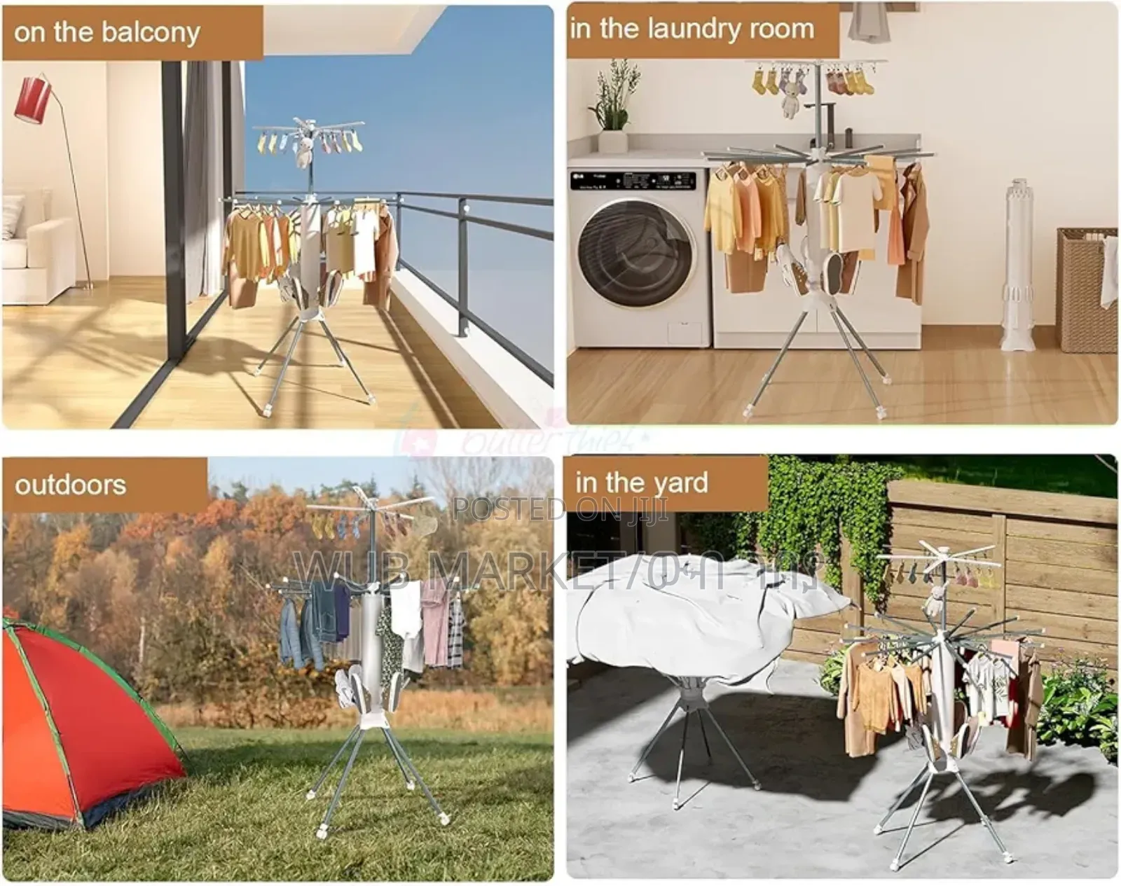 Octopus Foldable Clothes Rack