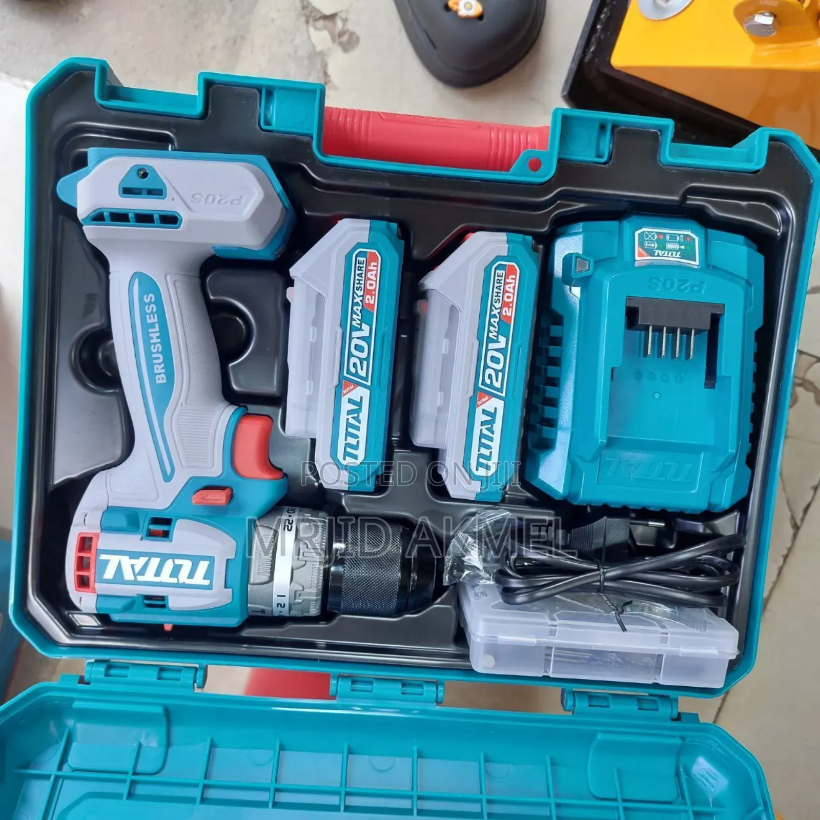 Total Brushless Chargble Drill 20v 66n.M
