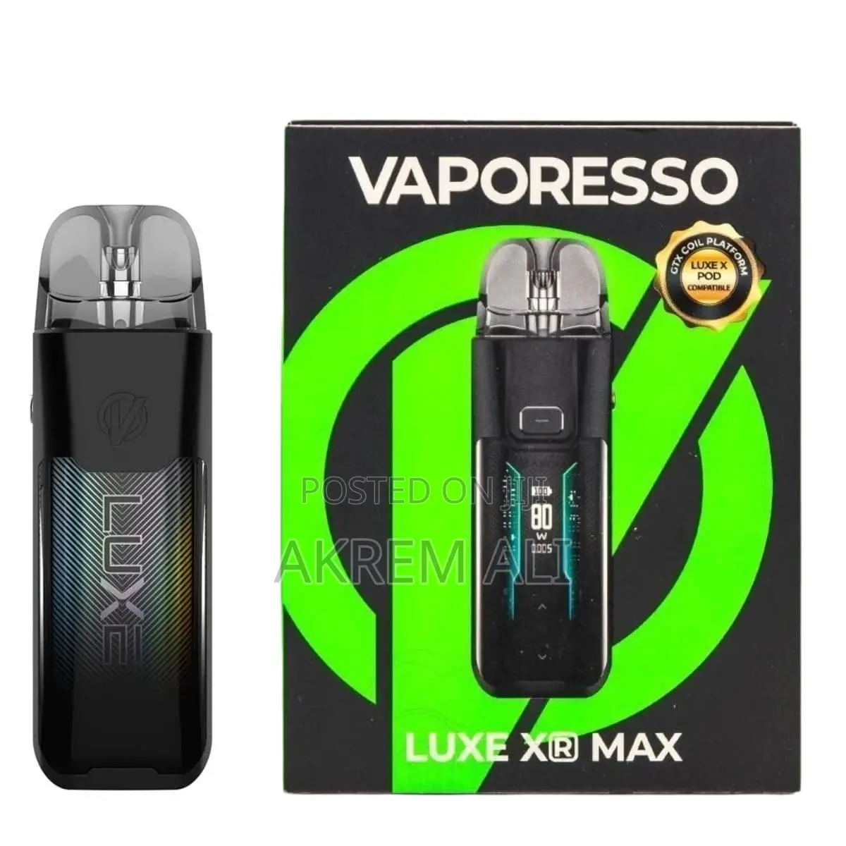 Vaporesso Luxe Xr Max Refillable Vape ቬፕ/ሺሻ