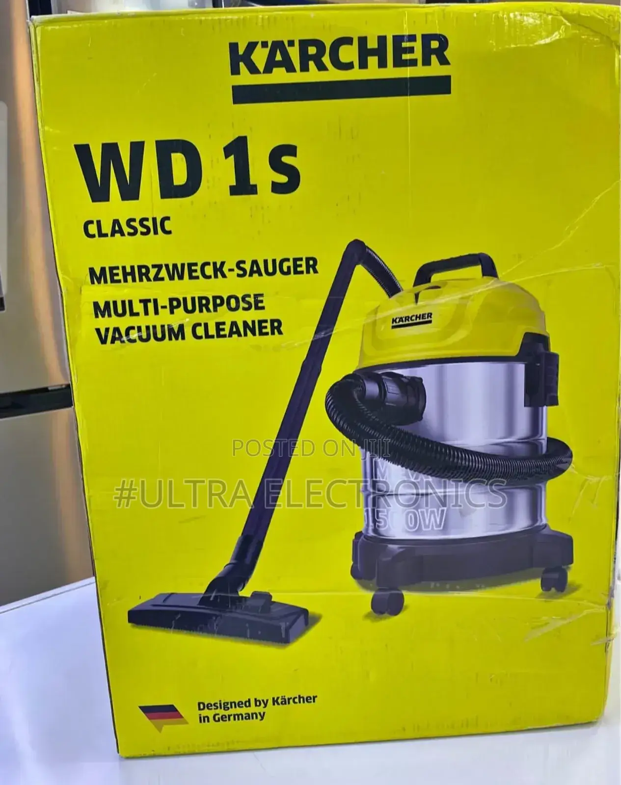Kärcher Wd 1s Classic Wet and Dry Vacuum Cleaner. Key Specifications