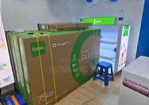 Syinix 75" Qled Google Tv (Model 75q61)Features 75-Inch Ultra Hd