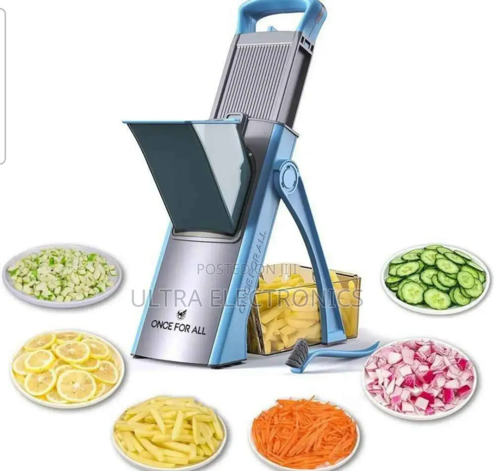 Once For All Safe Mandoline Slicer. Safety Technology: Features