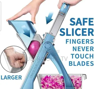 Once For All Safe Mandoline Slicer. Safety Technology: Features