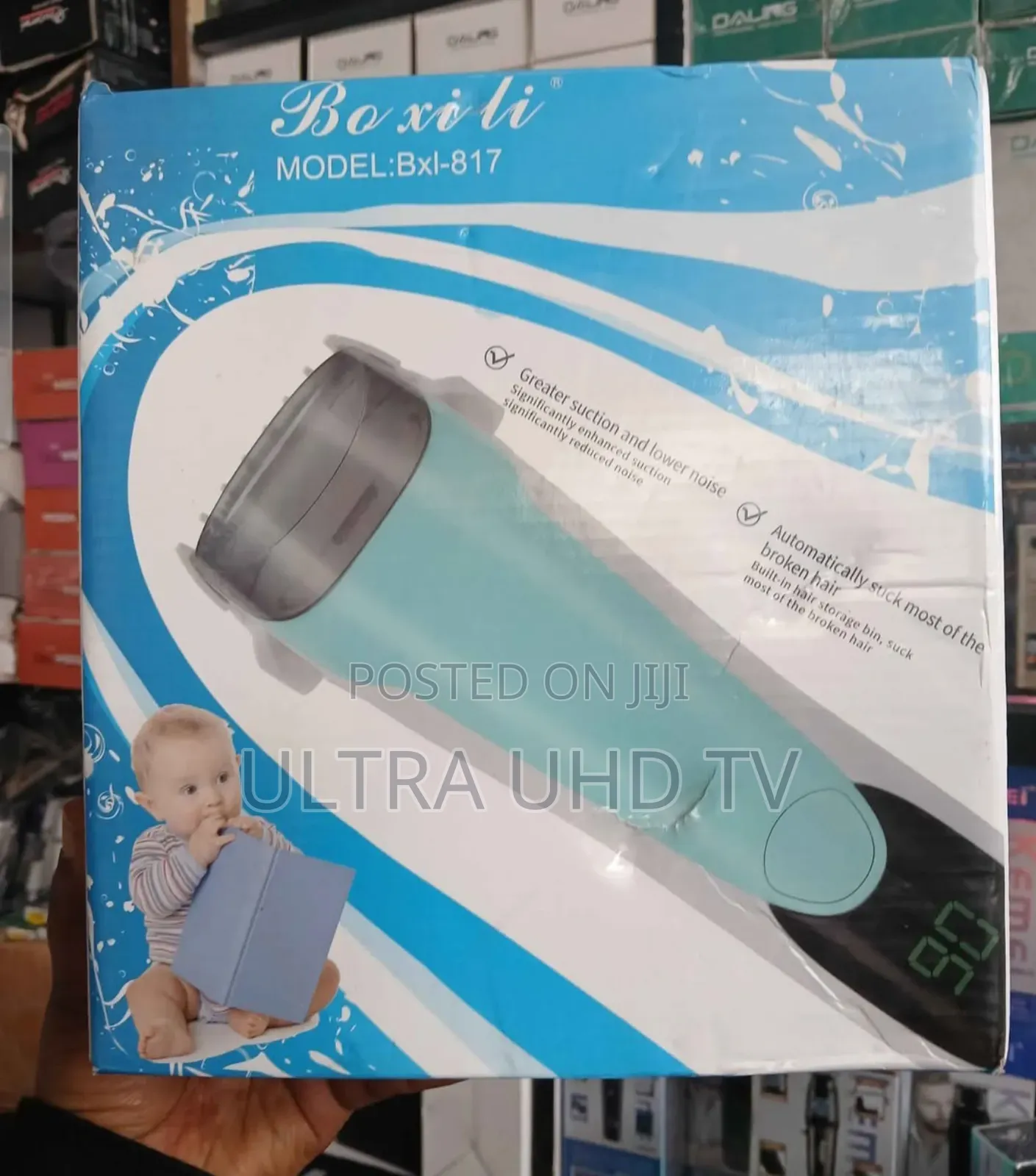 Baby Hair Clipper,Boxili Model Bxi-817 Which Is Designed for Quiet
