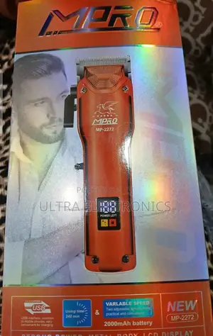 Mpro Mp-2272 Hair Clipper. Battery: 2000mah With a 240-Minute