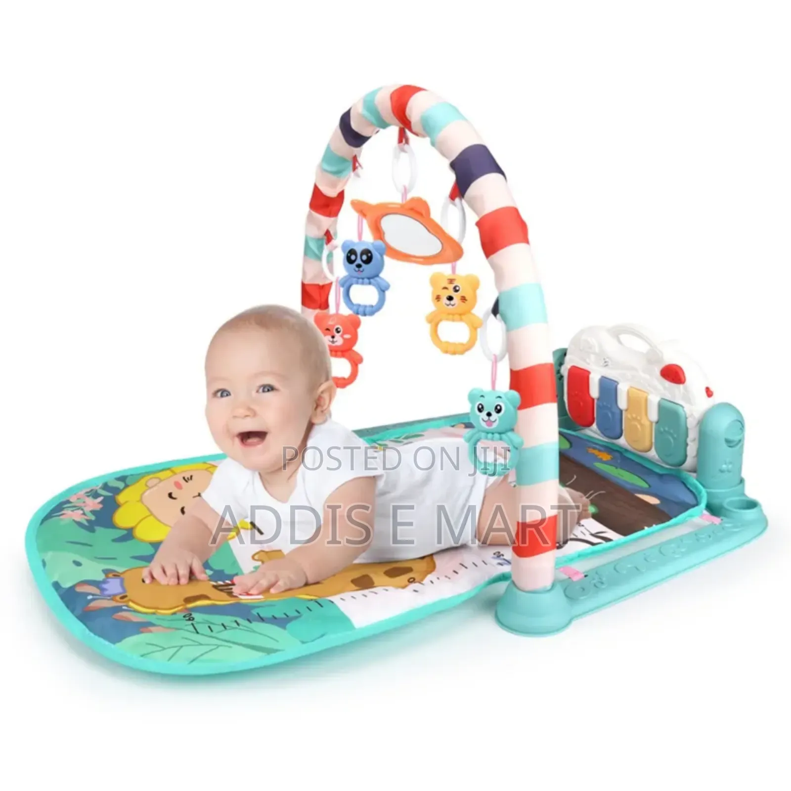 Baby Piano Fitness Play Gym Mat Educational Activity