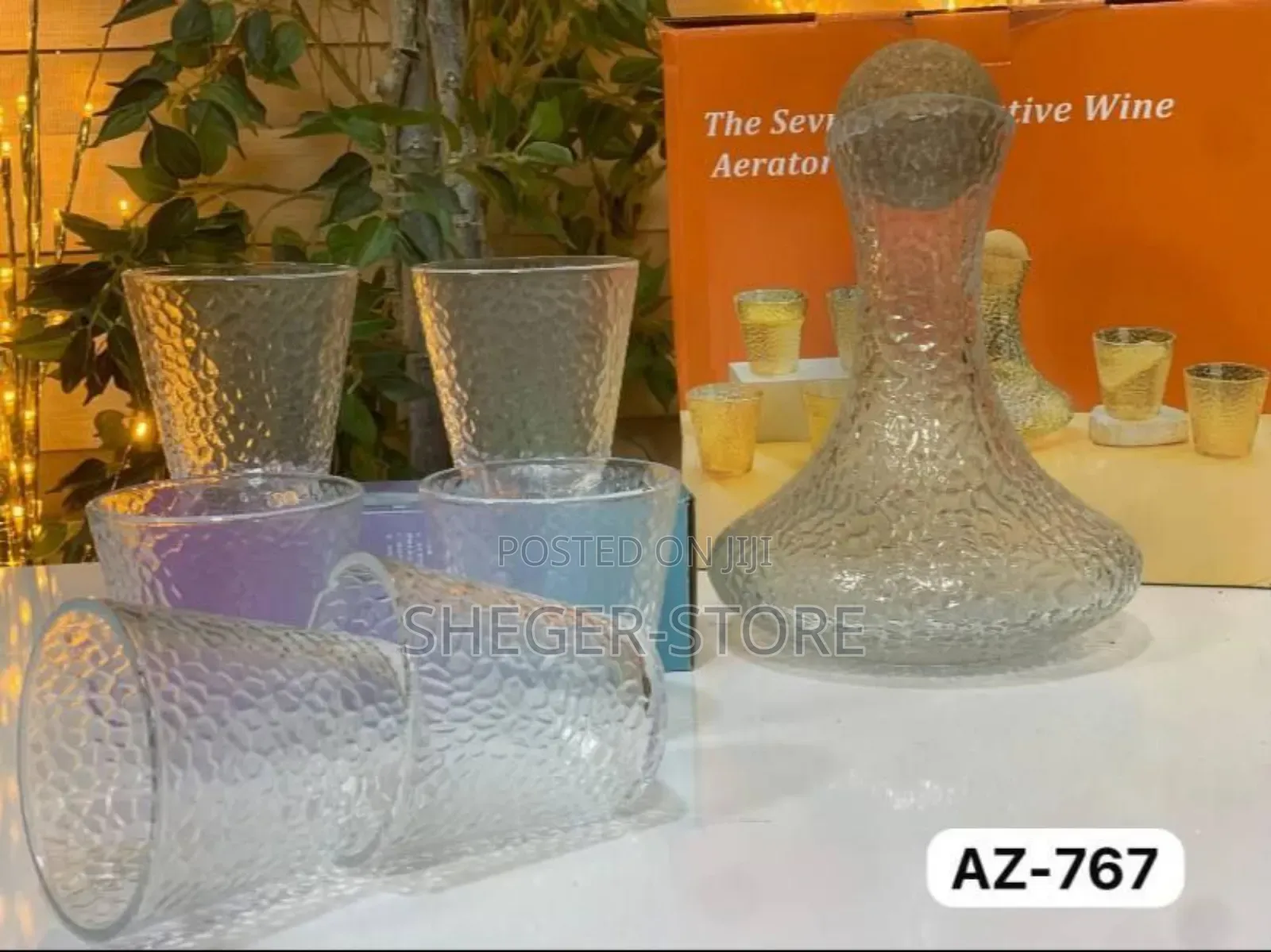 Brand New Best Looking Design 7pcs Water Glass Set