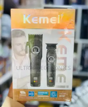 የፀጉር ማሽን Kemei Professional Hair Clipper and Trimmer Combo Set,