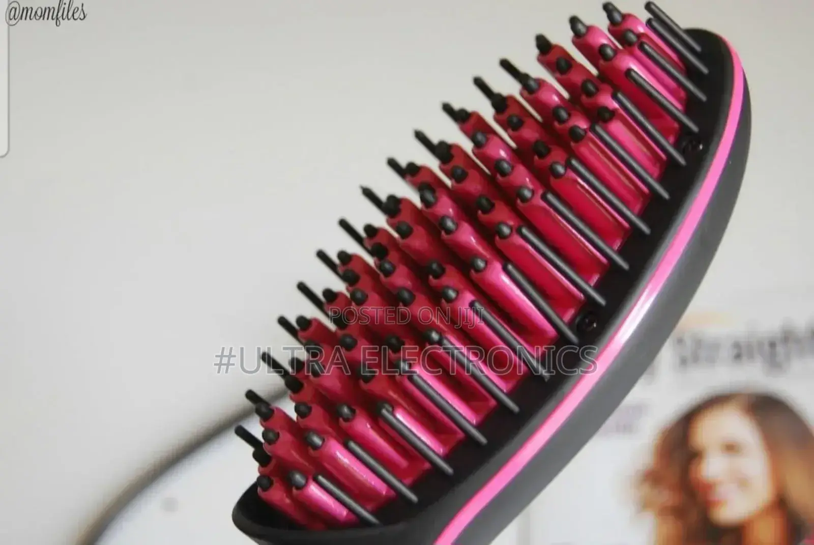 ፀጉር ማበጠሪያ እና መቶከሻ Simply Straight Ceramic Hair Straightening Brush,