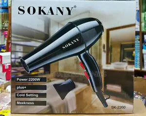 ፀጉር ማድረቂያ Sokany Professional Hair Dryer, Model Sk-2200.