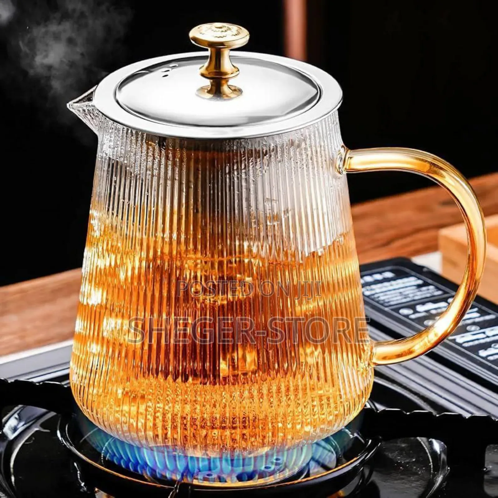 Brand New Best Looking Glass Tea Pot