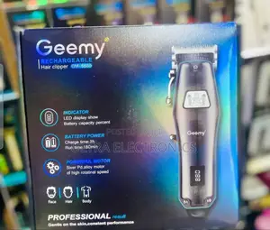 የፀጉር ማሽን Geemy Gm-6680 Is a Rechargeable Hair Clipper Designed For