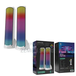 Green Lion Gaming Speakers - ባለ 8 አይነት መብራትና ጥራት ያለው ድምፅ ያላቸው ስፒከሮች