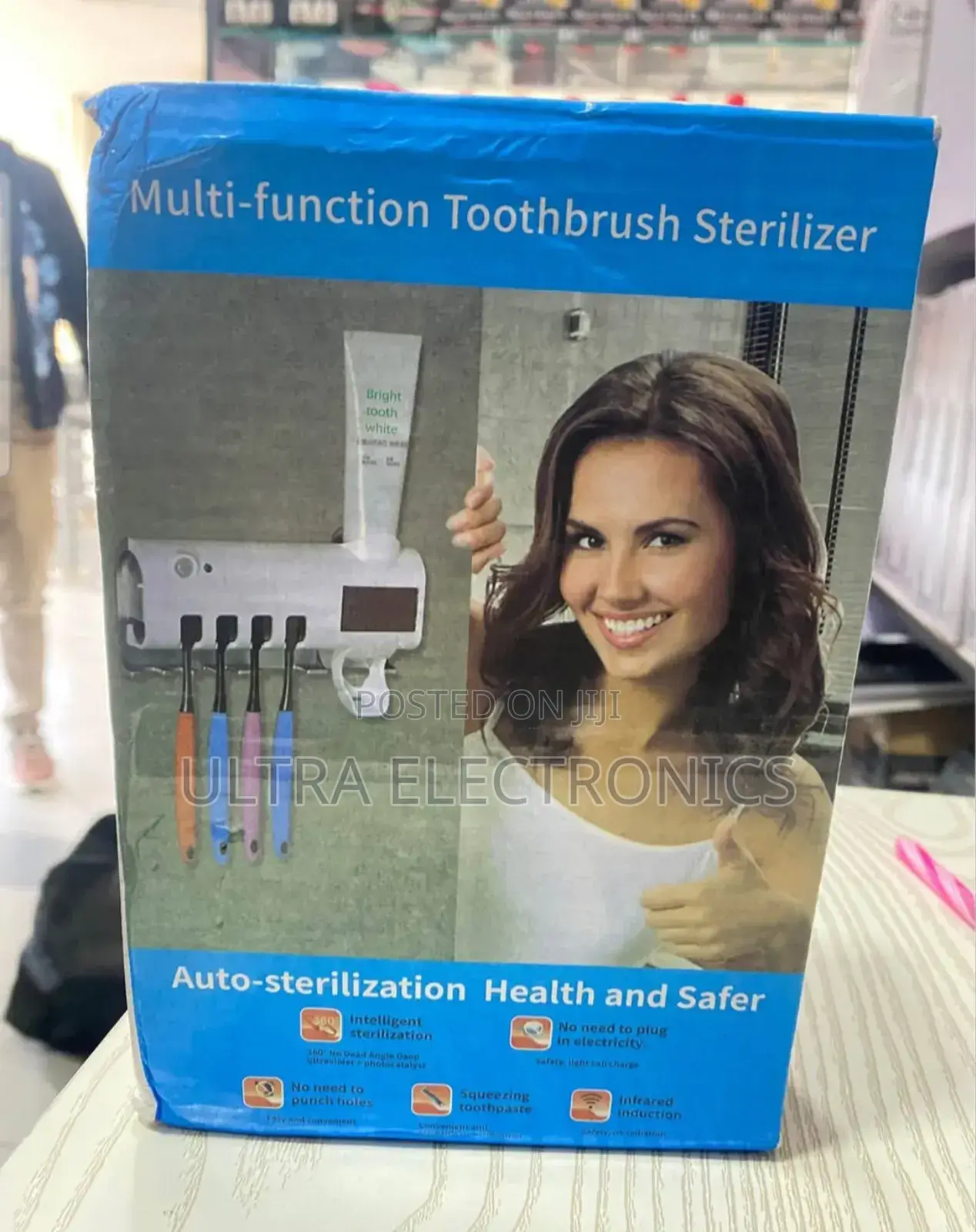 የብሮሽ ማስቀመጫ Toothbrush Sterilizer And Holder.