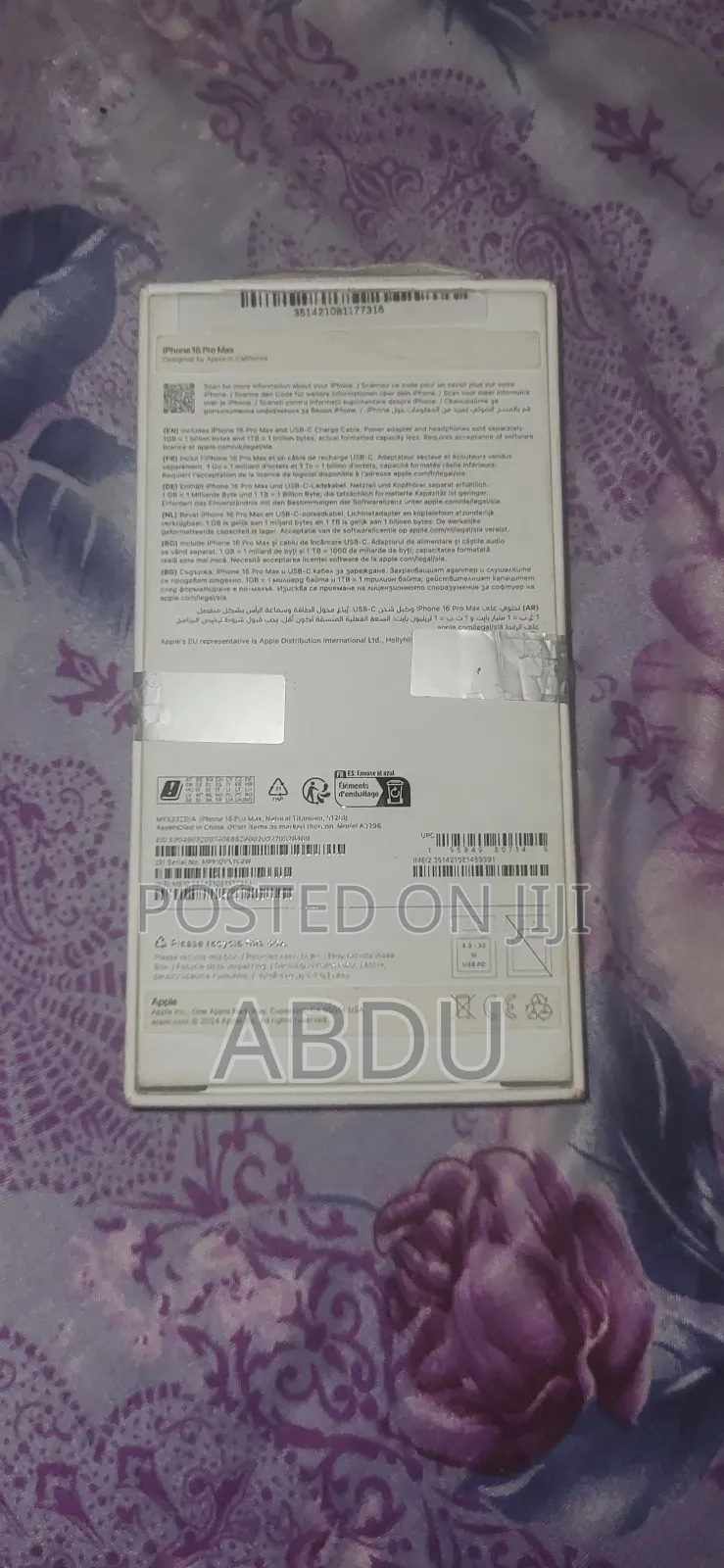 New Apple iPhone 16 Pro Max 512 GB