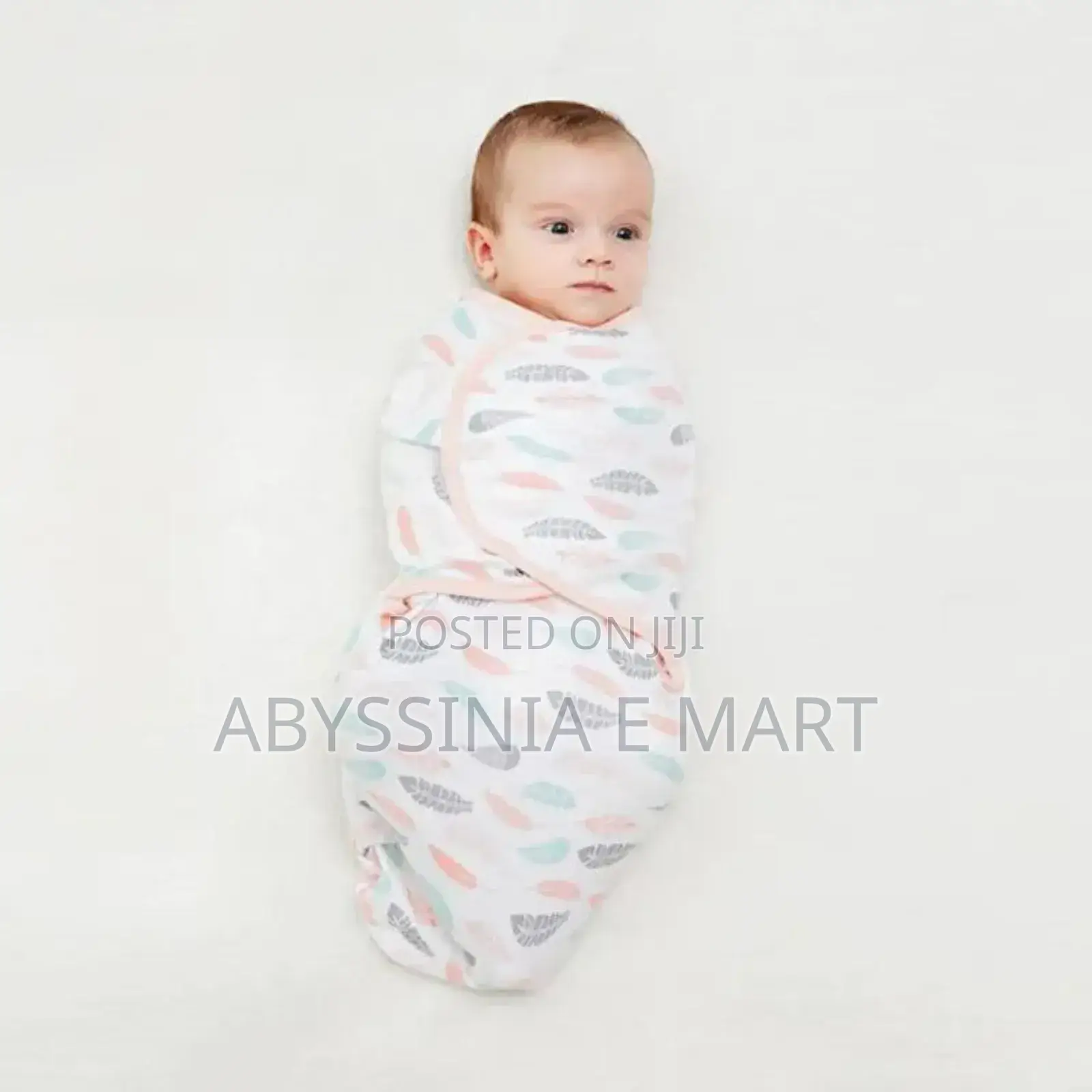 Swaddleme መጠቅለያ እግሩ ድፍን የሆነ 100% Cotton