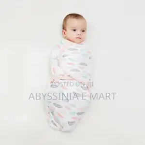 Swaddleme መጠቅለያ እግሩ ድፍን የሆነ 100% Cotton
