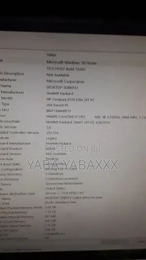 Desktop Computer HP 2GB Intel Core i5 HDD 160GB