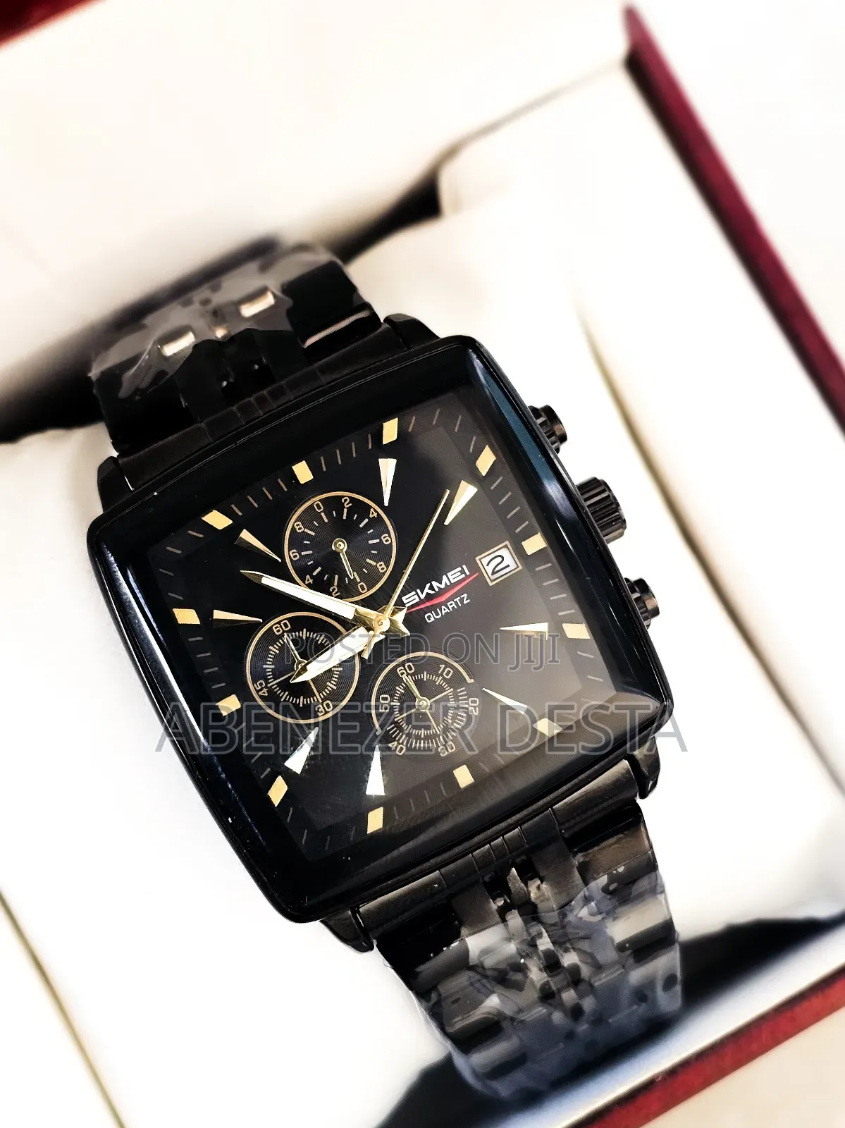 Skmei 2434 Square Chronograph Watch.