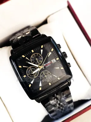 Skmei 2434 Square Chronograph Watch.